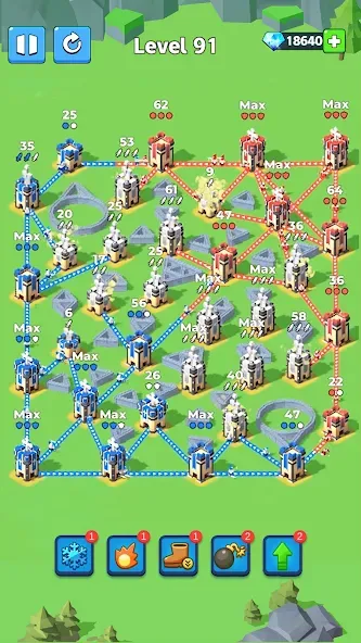 Conquer the Tower: Takeover МОД/Взлом [Все открыто, Дополнительные деньги и Меню MOD] Screenshot 1