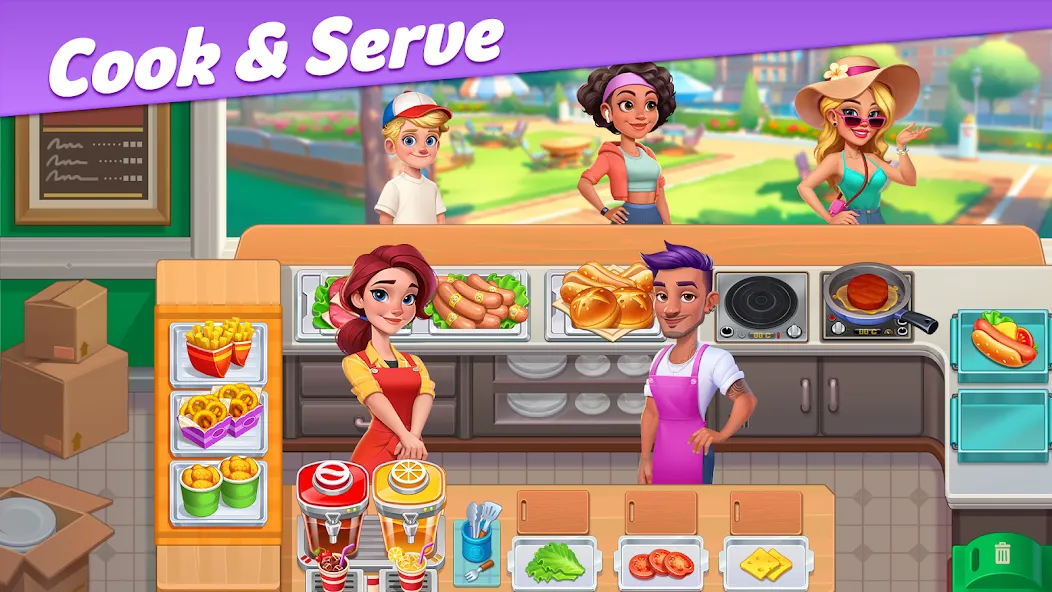 Restaurant Rescue - Food Games (Ресторанный спасатель) МОД/Взлом [Бесконечные деньги, Монеты и Мега MOD] Screenshot 1