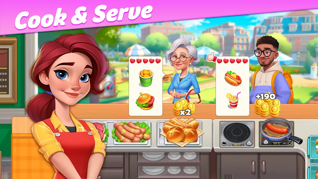 Restaurant Rescue - Food Games (Ресторанный спасатель) МОД/Взлом [Бесконечные деньги, Монеты и Мега MOD] Screenshot 4