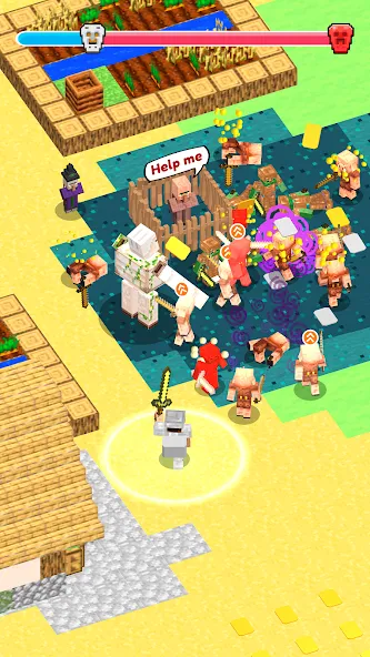 Craft Commander – Mine & Build (Крафт Коммандер) МОД/Взлом [Бесконечные деньги, Монеты и Мега MOD] Screenshot 4