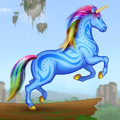 Скачать взломанную Unicorn Dash: Magical Run на Андроид - Много денег и кристаллов