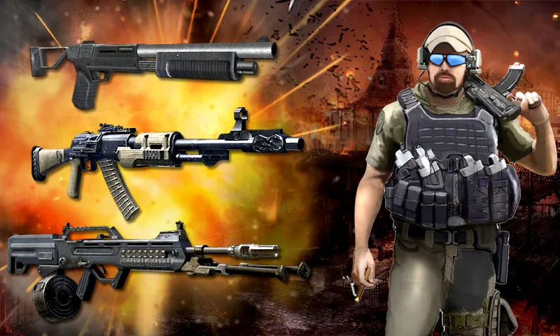 Army Commando Assault МОД/Взлом [Много монет, Открытые уровни и Мега MOD] Screenshot 4