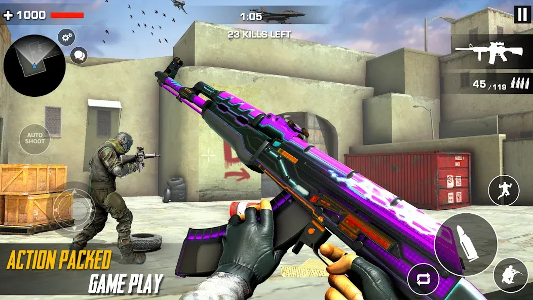 Cover Strike Ops FPS Gun Games МОД/Взлом [Много денег, Монет и Все открыто] Screenshot 3
