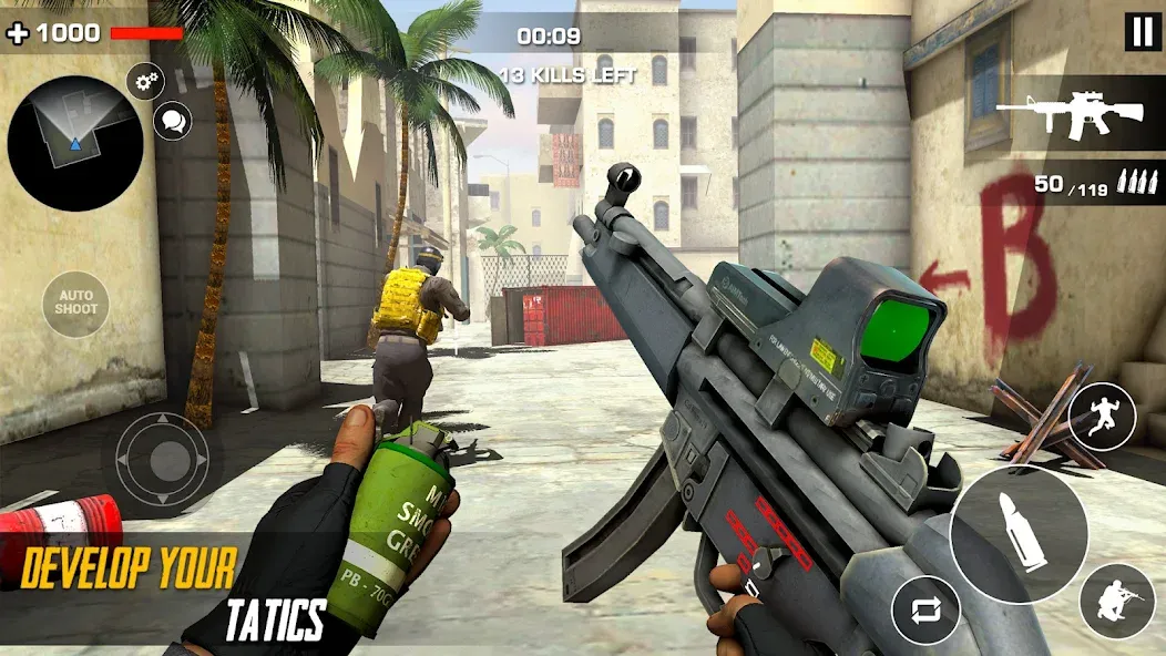 Cover Strike Ops FPS Gun Games МОД/Взлом [Много денег, Монет и Все открыто] Screenshot 4