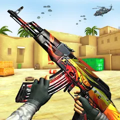 Скачать Взломанная Cover Strike Ops FPS Gun Games на андроид бесплатно с модом: Бесконечные патроны и все оружие открыто