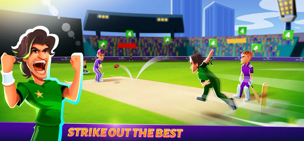 Hitwicket An Epic Cricket Game (Хитвикет) МОД/Взлом [Деньги, Монеты и Меню MOD] Screenshot 3