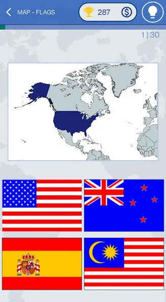 The Flags of the World Quiz МОД/Взлом [Бесконечные деньги, Монеты и Мега MOD] Screenshot 4