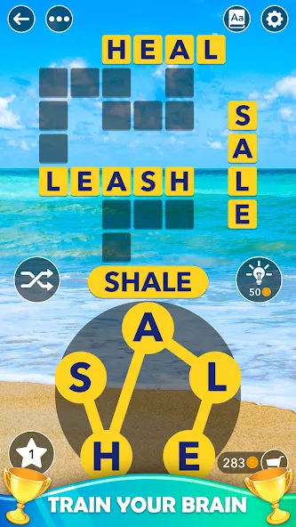 Word Cross: Offline Word Games МОД/Взлом [Много монет, Открытые уровни и Мега MOD] Screenshot 3
