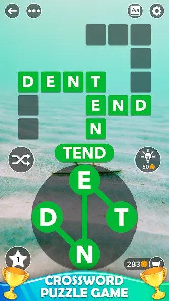 Word Cross: Offline Word Games МОД/Взлом [Много монет, Открытые уровни и Мега MOD] Screenshot 5
