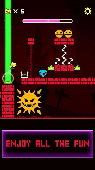 Underground Race - Arcade Game (Ритм Дэш) МОД/Взлом [Бесконечные деньги, Монеты и Мега MOD] Screenshot 2