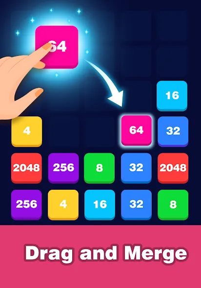 2248 Number block puzzle 2048 (Две тысячи двести сорок восемь) МОД/Взлом [Меню, Бесконечные монеты и Открытые уровни] Screenshot 4
