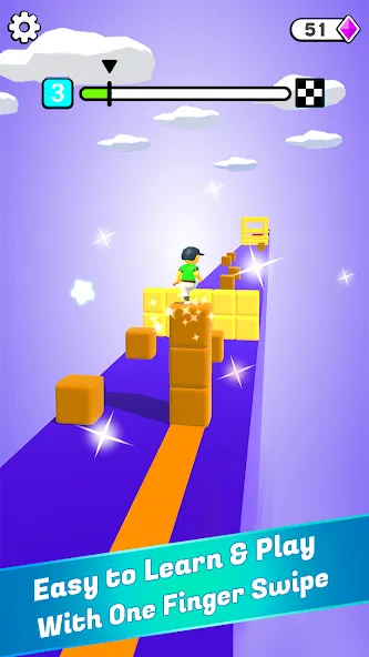 Block Surfer (Блок Серфер) МОД/Взлом [Много денег, Монет и Все открыто] Screenshot 1