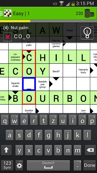 Crosswords МОД/Взлом [Много монет, Открытые уровни и Мега MOD] Screenshot 1