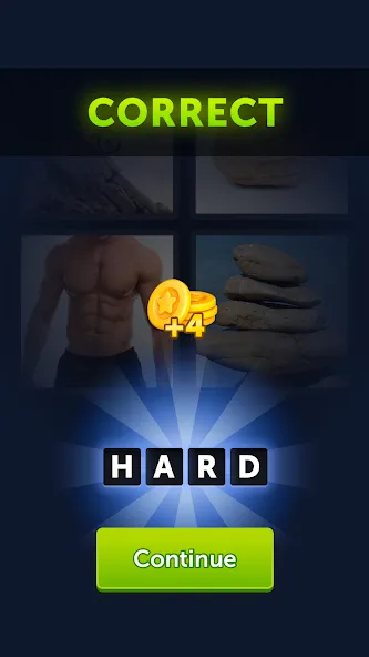 4 Pics 1 Word (Картинки 1 Слово) МОД/Взлом [Много монет, Открытые уровни и Мега MOD] Screenshot 3