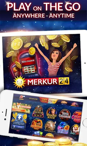 Merkur24 – Slots & Casino (Меркур24 Казино) МОД/Взлом [Бесконечные деньги, Монеты и Мега MOD] Screenshot 4