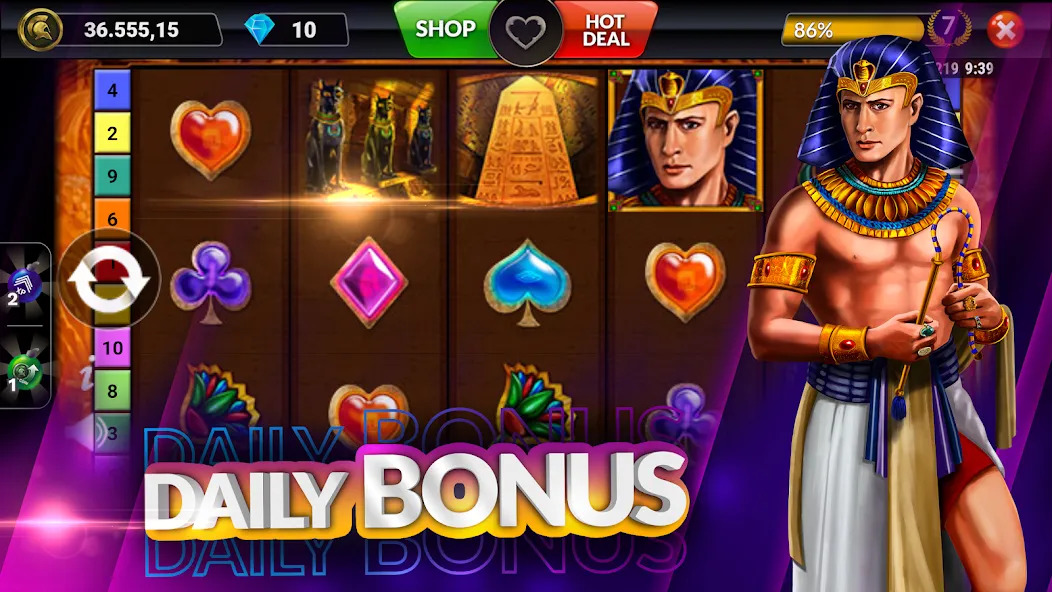 SpinArena Online Casino Slots (СпинАрена Онлайн Казино Слоты) МОД/Взлом [Много монет, Открытые уровни и Мега MOD] Screenshot 4