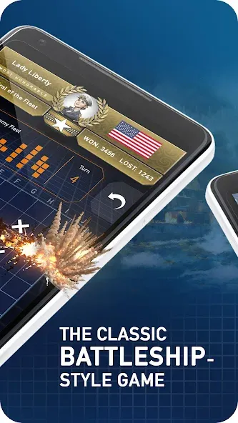 Fleet Battle - Sea Battle МОД/Взлом [Много монет, Открытые уровни и Мега MOD] Screenshot 2