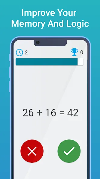 Math Games: Brain iq riddles МОД/Взлом [Все открыто, Дополнительные деньги и Меню MOD] Screenshot 5