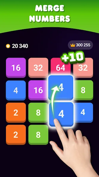 2048: Puzzle Game! Merge Block (Две тысячи сорок восемь) МОД/Взлом [Много монет, Открытые уровни и Мега MOD] Screenshot 1