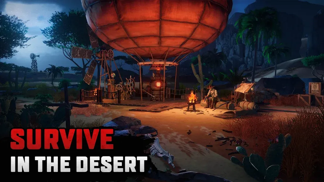 Raft® Survival: Desert Nomad (Рафт Сурвайвал) МОД/Взлом [Все открыто, Дополнительные деньги и Меню MOD] Screenshot 1