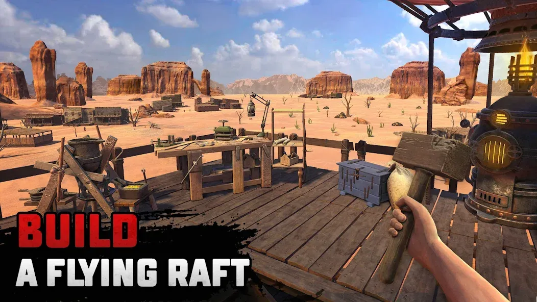 Raft® Survival: Desert Nomad (Рафт Сурвайвал) МОД/Взлом [Все открыто, Дополнительные деньги и Меню MOD] Screenshot 2