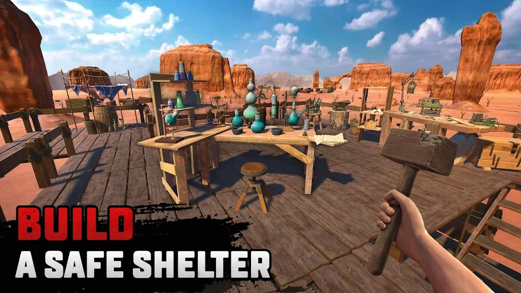 Raft® Survival: Desert Nomad (Рафт Сурвайвал) МОД/Взлом [Все открыто, Дополнительные деньги и Меню MOD] Screenshot 5