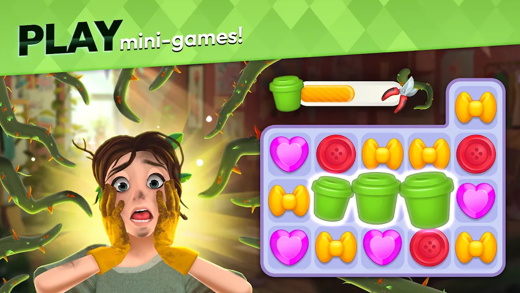 Makeover Match - Fashion Game (Мейковер Матч) МОД/Взлом [Все открыто, Дополнительные деньги и Меню MOD] Screenshot 3