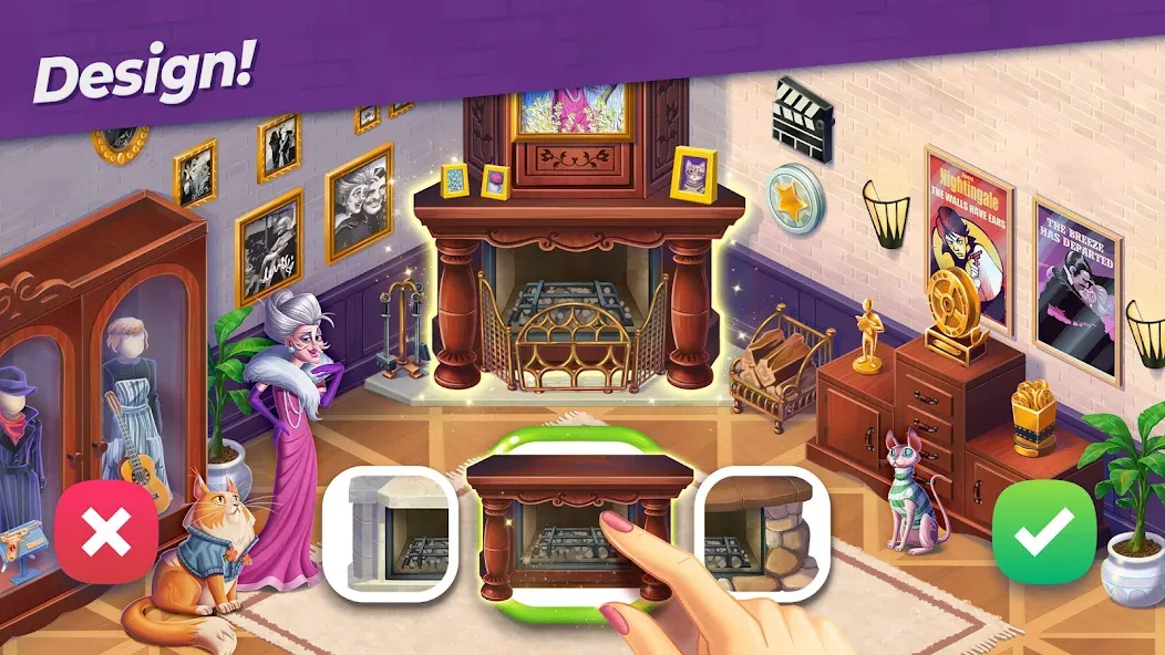 Penny & Flo: Home Renovation МОД/Взлом [Много монет, Открытые уровни и Мега MOD] Screenshot 4