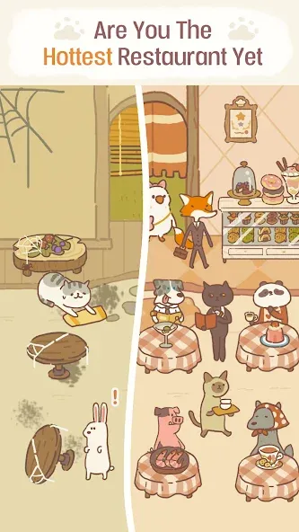 Animal Restaurant (Анимал Ресторан) МОД/Взлом [Бесконечные деньги, Монеты и Мега MOD] Screenshot 2