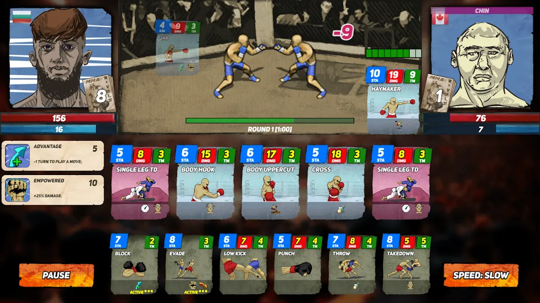 MMA Rivals (ММА Соперники) МОД/Взлом [Много монет, Открытые уровни и Мега MOD] Screenshot 2