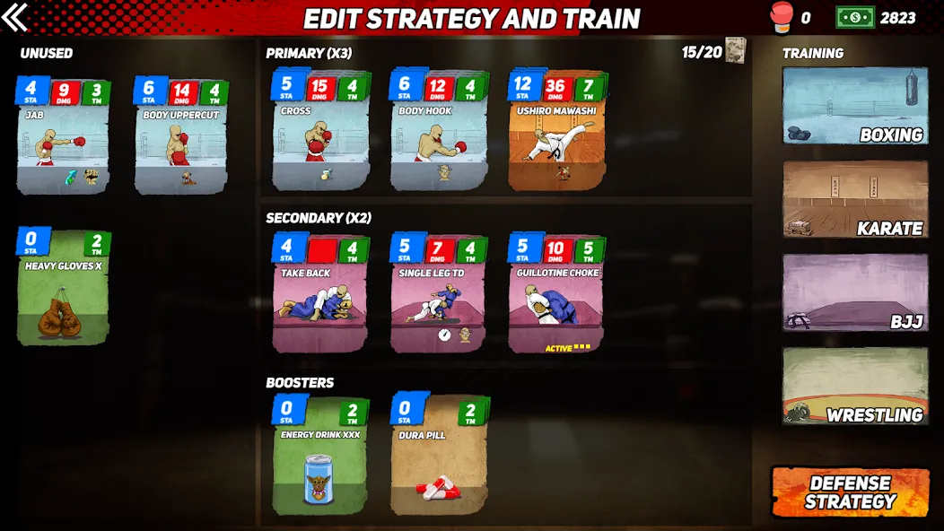 MMA Rivals (ММА Соперники) МОД/Взлом [Много монет, Открытые уровни и Мега MOD] Screenshot 3