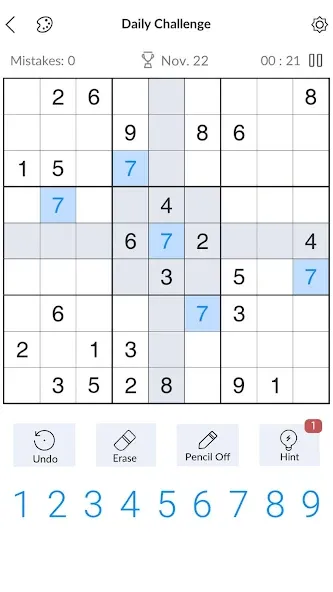 Sudoku - Classic Sudoku Puzzle МОД/Взлом [Много денег, Монет и Все открыто] Screenshot 1