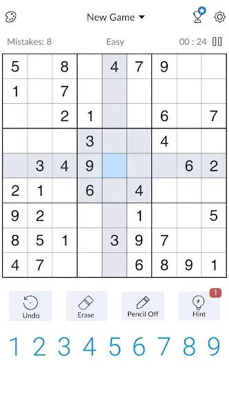 Sudoku - Classic Sudoku Puzzle МОД/Взлом [Много денег, Монет и Все открыто] Screenshot 2