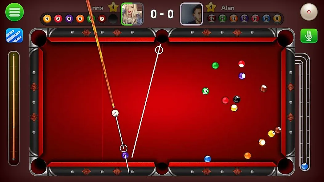 8 Ball Live - Billiards Games (Бол Лайв) МОД/Взлом [Много монет, Открытые уровни и Мега MOD] Screenshot 1