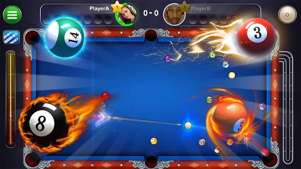 8 Ball Live - Billiards Games (Бол Лайв) МОД/Взлом [Много монет, Открытые уровни и Мега MOD] Screenshot 3