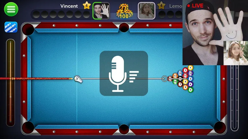 8 Ball Live - Billiards Games (Бол Лайв) МОД/Взлом [Много монет, Открытые уровни и Мега MOD] Screenshot 5