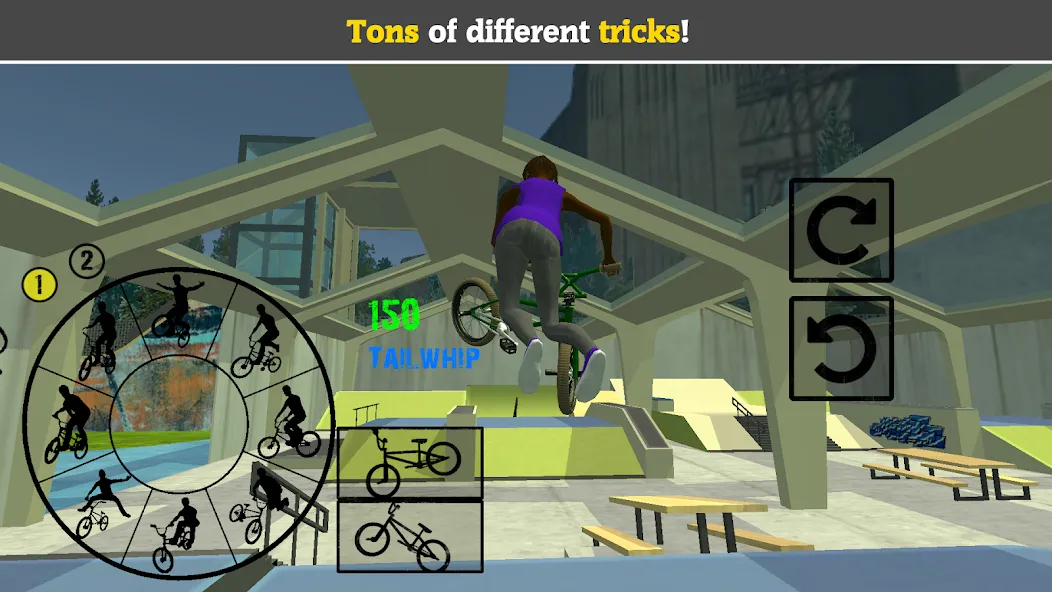 BMX FE3D 2 (БМХ ФЭ3Д 2) МОД/Взлом [Бесконечные деньги, Монеты и Мега MOD] Screenshot 3