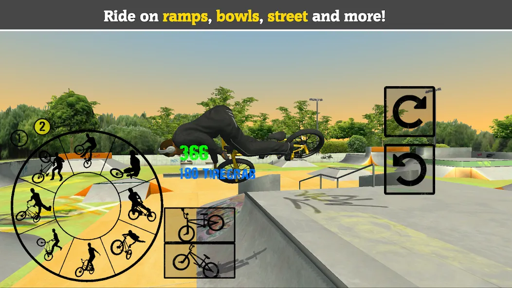BMX FE3D 2 (БМХ ФЭ3Д 2) МОД/Взлом [Бесконечные деньги, Монеты и Мега MOD] Screenshot 4