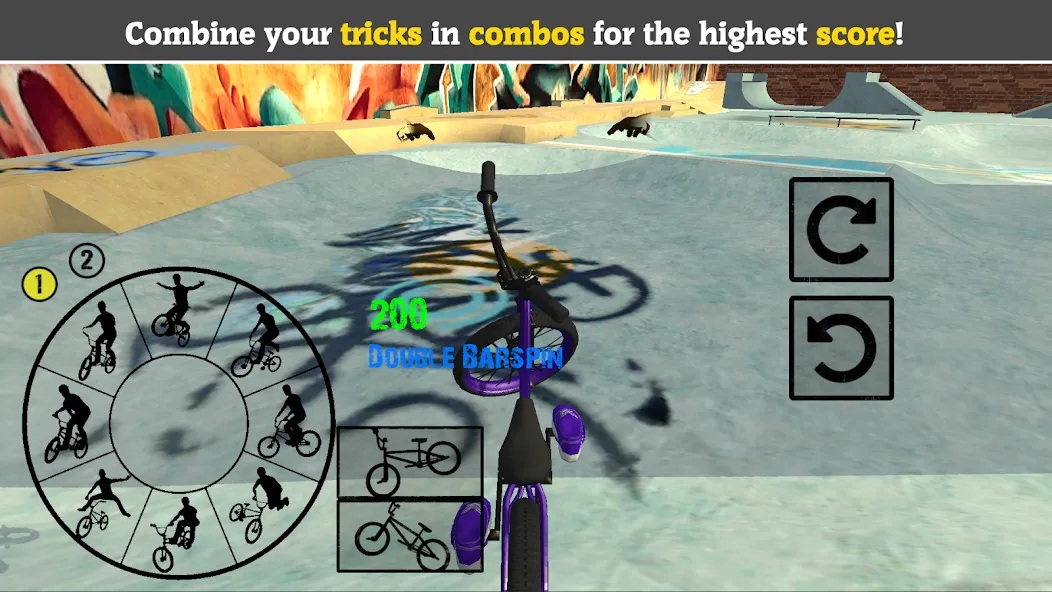 BMX FE3D 2 (БМХ ФЭ3Д 2) МОД/Взлом [Бесконечные деньги, Монеты и Мега MOD] Screenshot 5