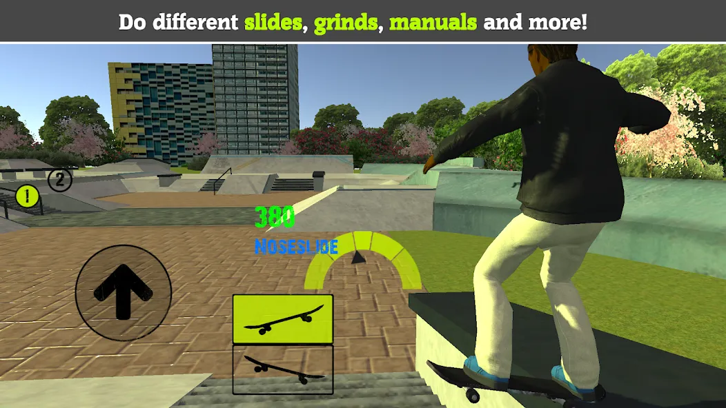 Skateboard FE3D 2 (Скейтборд 3D 2) МОД/Взлом [Много денег, Монет и Все открыто] Screenshot 1