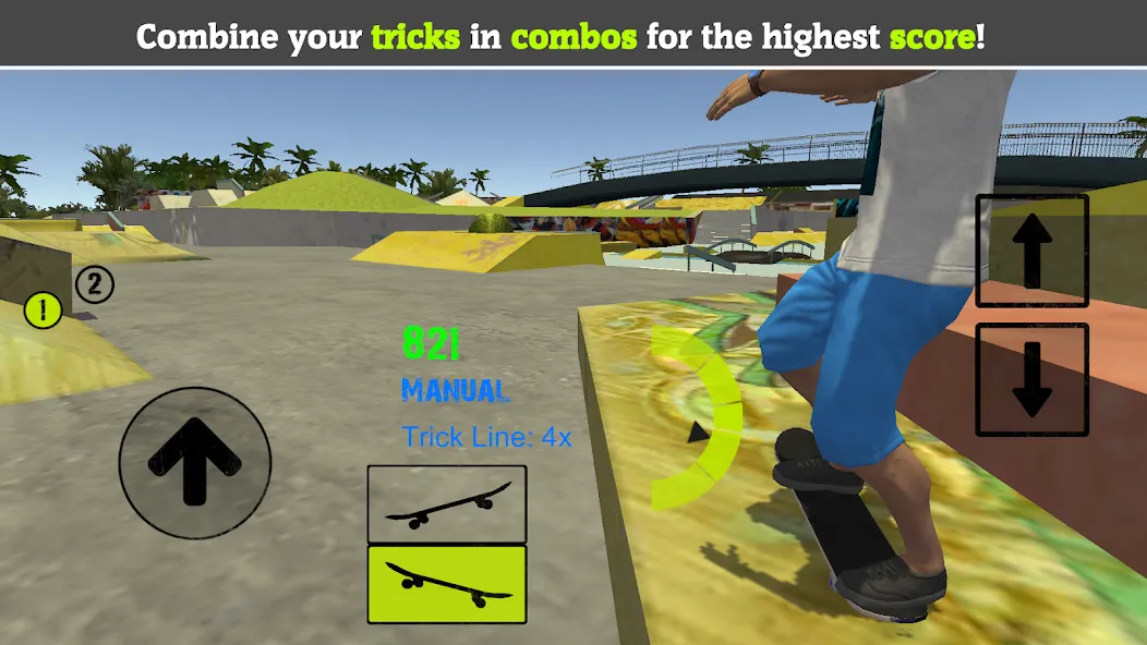 Skateboard FE3D 2 (Скейтборд 3D 2) МОД/Взлом [Много денег, Монет и Все открыто] Screenshot 4