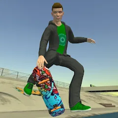 Скачать Skateboard FE3D 2 Взлом (Много денег и все разблокировано) на андроид