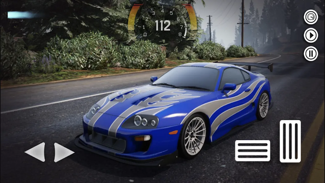 Tokyo Supra Drift Simulator МОД/Взлом [Деньги, Монеты и Меню MOD] Screenshot 2