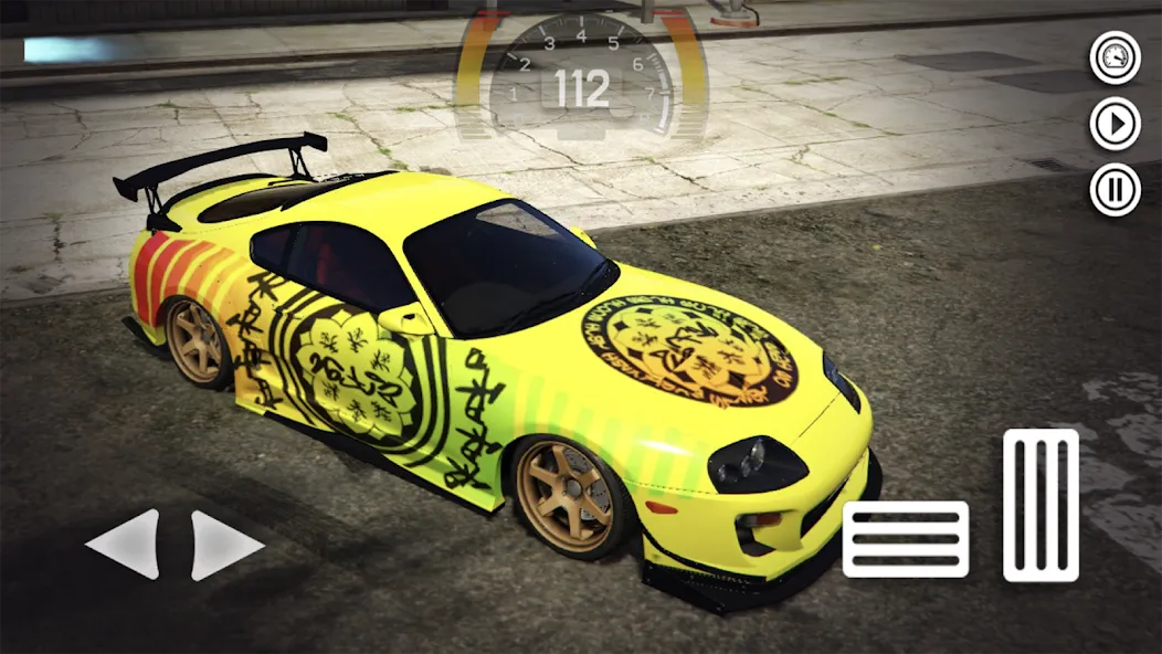 Tokyo Supra Drift Simulator МОД/Взлом [Деньги, Монеты и Меню MOD] Screenshot 5