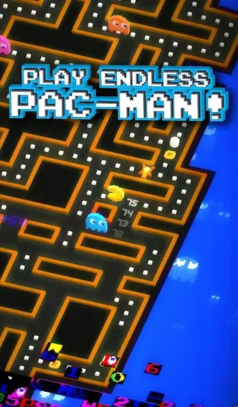 PAC-MAN 256 - Endless Maze (ПАК) МОД/Взлом [Все открыто, Дополнительные деньги и Меню MOD] Screenshot 1