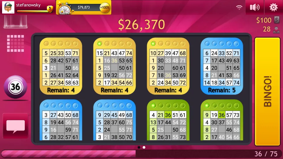 Bingo 75 & 90 by GameDesire МОД/Взлом [Меню, Бесконечные монеты и Открытые уровни] Screenshot 2