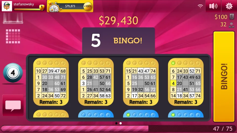 Bingo 75 & 90 by GameDesire МОД/Взлом [Меню, Бесконечные монеты и Открытые уровни] Screenshot 4