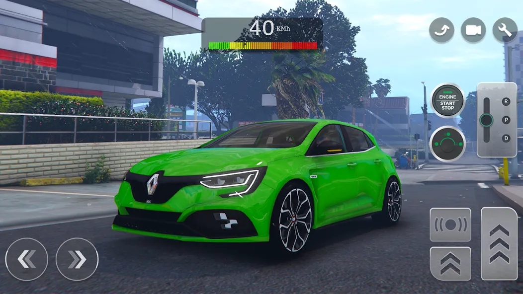 Renault Megane RS Simulator (Рено Меган  Симулятор) МОД/Взлом [Меню, Бесконечные монеты и Открытые уровни] Screenshot 5