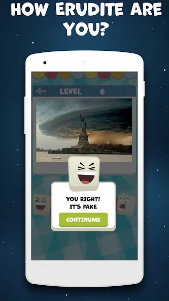 Real or Fake Test Quiz МОД/Взлом [Бесконечные деньги, Монеты и Мега MOD] Screenshot 1