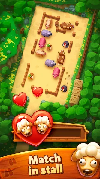Farm Jam: Animal Parking Game (Фарм Джам) МОД/Взлом [Меню, Бесконечные монеты и Открытые уровни] Screenshot 2